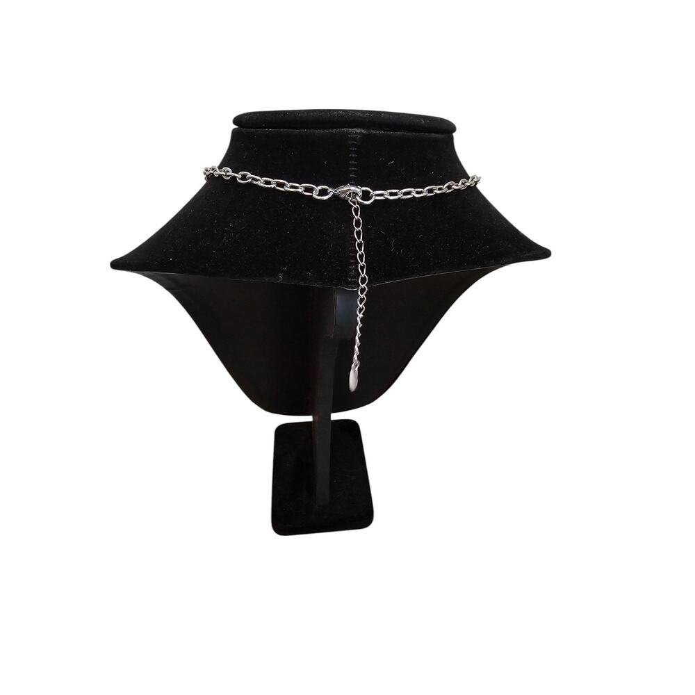 Bulgari Silver Necklace with Star Pendant - Picture 4 of 5